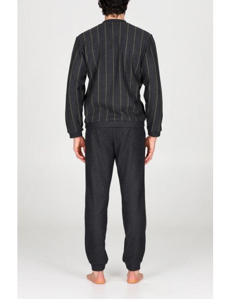 JULIPET PIGIAMA UOMO SERAFINO MANICA LUNGA E PANTALONE LUNGO - ALGHERO