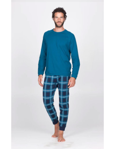 JULIPET PIGIAMA UOMO GIROCOLLO MANICA LUNGA E PANTALONE...