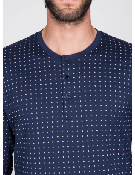 JULIPET PIGIAMA UOMO SERAFINO MANICA LUNGA E PANTALONE LUNGO