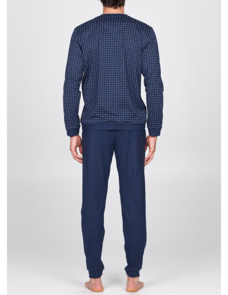 JULIPET PIGIAMA UOMO SERAFINO MANICA LUNGA E PANTALONE LUNGO