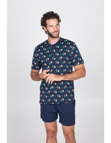 JULIPET PIGIAMA UOMO SERAFINO MEZZA MANICA E...