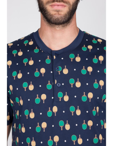 JULIPET PIGIAMA UOMO SERAFINO MEZZA MANICA E...