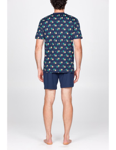 JULIPET PIGIAMA UOMO SERAFINO MEZZA MANICA E...