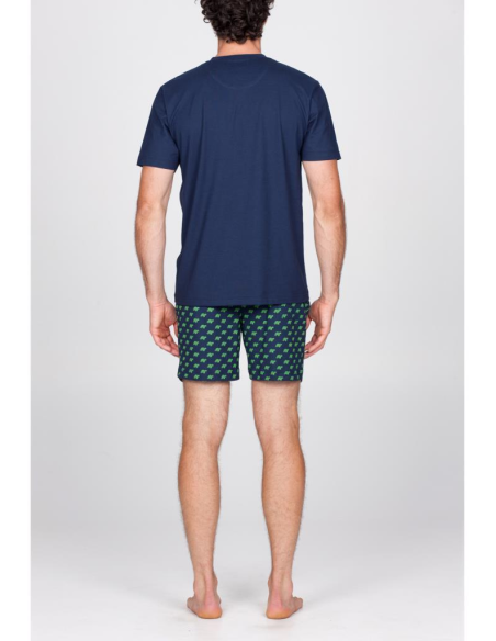 JULIPET PIGIAMA UOMO A SERAFINO MANICA CORTA E PANTALONE CORTO - FIESOLE