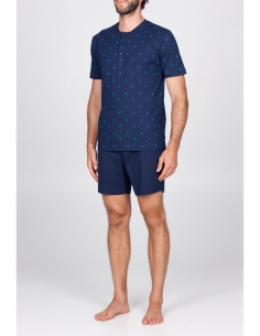JULIPET PIGIAMA UOMO A SERAFINO MANICA CORTA E PANTALONE...