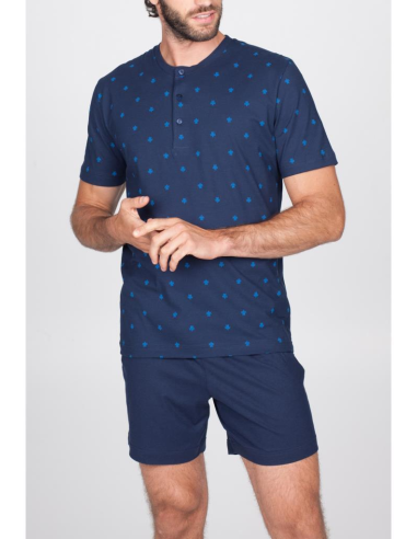 JULIPET PIGIAMA UOMO A SERAFINO MANICA CORTA E...