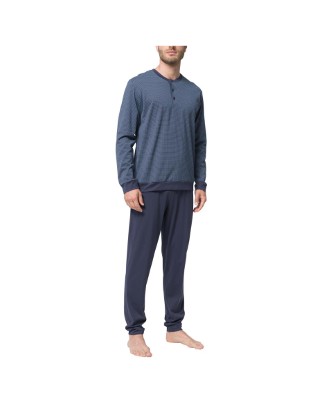 JULIPET PIGIAMA UOMO SERAFINO MANICA LUNGA E PANTALONE LUNGO - TOANO