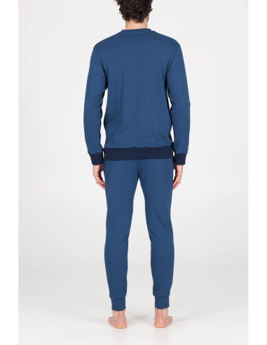 JULIPET PIGIAMA UOMO GIROCOLLO MANICA LUNGA E...