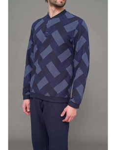 JULIPET PIGIAMA UOMO SERAFINO MANICA LUNGA E PANTALONE... 2