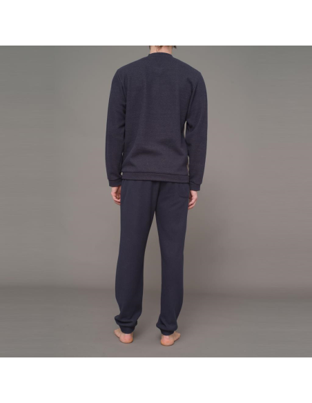 JULIPET PIGIAMA UOMO SERAFINO MANICA LUNGA E PANTALONE LUNGO - CERRETO