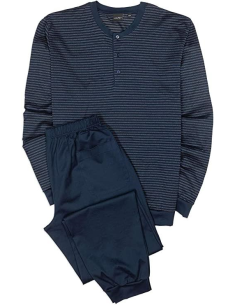 JULIPET PIGIAMA UOMO SERAFINO MANICA LUNGA E PANTALONE LUNGO