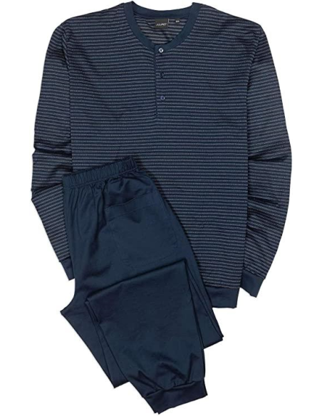 JULIPET PIGIAMA UOMO SERAFINO MANICA LUNGA E PANTALONE LUNGO