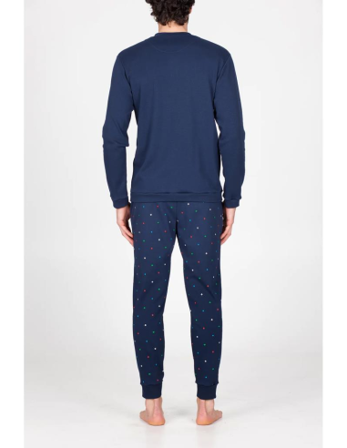 JULIPET PIGIAMA UOMO SERAFINO MANICA LUNGA E...