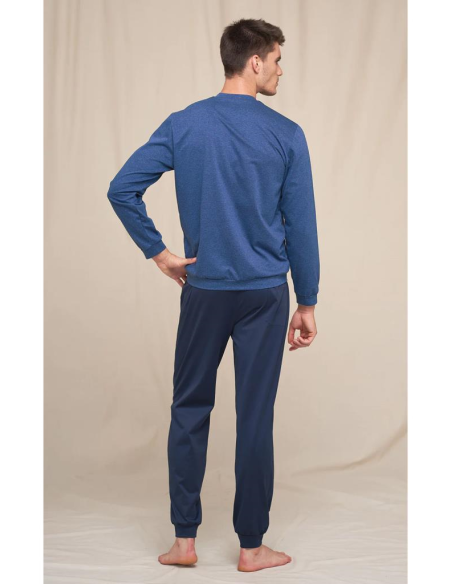 JULIPET PIGIAMA UOMO SERAFINO MANICA LUNGA E PANTALONE LUNGO