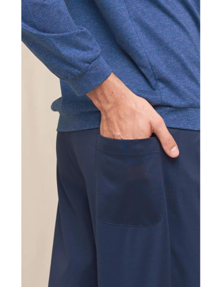 JULIPET PIGIAMA UOMO SERAFINO MANICA LUNGA E PANTALONE LUNGO