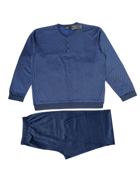 JULIPET PIGIAMA UOMO SERAFINO MANICA LUNGA E PANTALONE LUNGO