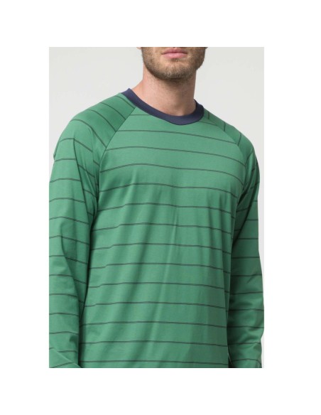 JULIPET PIGIAMA UOMO GIROCOLLO MANICHE LUNGHE E PANTALONE LUNGO - TOLENTINO