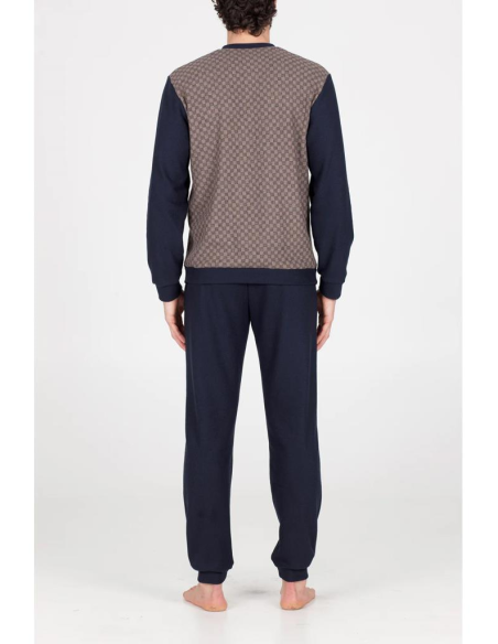 JULIPET PIGIAMA UOMO SERAFINO MANICA LUNGA E PANTALONE LUNGO - DORIO