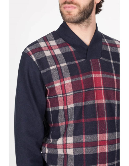 JULIPET PIGIAMA UOMO MANICA LUNGA E PANTALONE LUNGO - DONORI