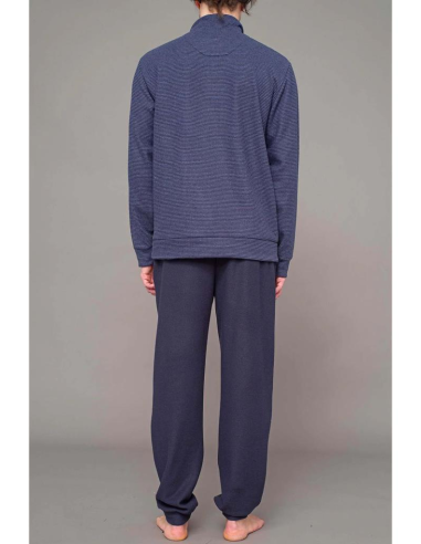 JULIPET PIGIAMA UOMO LUNGO CON ZIP MANICA LUNGA...