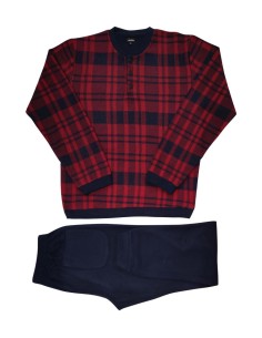 JULIPET PIGIAMA UOMO SERAFINO MANICA LUNGA E PANTALONE LUNGO