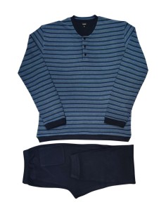 JULIPET PIGIAMA UOMO SERAFINO MANICA LUNGA E PANTALONE LUNGO