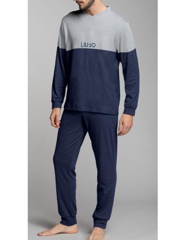 LIU JO PIGIAMA UOMO GIROCOLLO MANICA LUNGA E...