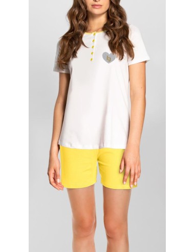 LIU JO PIGIAMA DONNA SERAFINO MEZZA MANICA E...