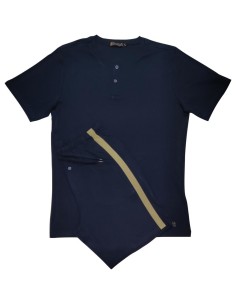 MARINA MILITARE PIGIAMA UOMO A SERAFINO MEZZA MANICA E...