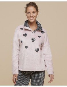 NOIDINOTTE PIGIAMA DONNA MANICA LUNGA E PANTALONE LUNGO 2