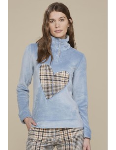 NOIDINOTTE PIGIAMA DONNA MANICA LUNGA E PANTALONE LUNGO 2