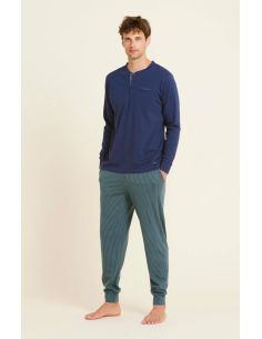 NOIDINOTTE PIGIAMA UOMO SERAFINO MANICA LUNGA E PANTALONE...