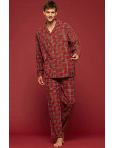 NOIDINOTTE PIGIAMA UOMO APERTO MANICA LUNGA E PANTALONE...