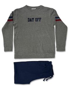 NOIDINOTTE PIGIAMA UOMO GIROCOLLO MANICA LUNGA E...