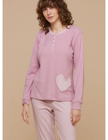 NOIDINOTTE PIGIAMA DONNA SERAFINO MANICA LUNGA...