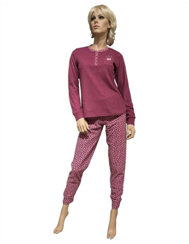 NOIDINOTTE PIGIAMA DONNA SERAFINO MANICA LUNGA...