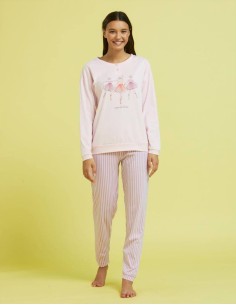 NOIDINOTTE PIGIAMA DONNA SERAFINO MANICA LUNGA E...