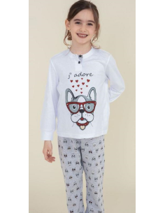 NOIDINOTTE PIGIAMA BAMBINA SERAFINO MANICA LUNGA E...