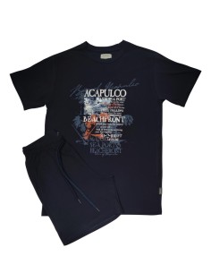 JAMAS PIGIAMA UOMO GIROCOLLO MEZZA MANICA E PANTALONE CORTO