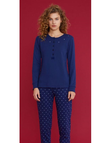 NOIDINOTTE PIGIAMA DONNA SERAFINO MANICA LUNGA...