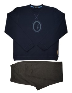 TRUSSARDI PIGIAMA UOMO GIROGOLA MANICA LUNGA E PANTALONE...