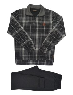 TRUSSARDI PIGIAMA UOMO MANICA LUNGA E PANTALONE LUNGO