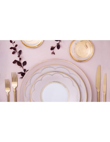 PORCEL SERVIZIO DI PIATTI 64 PEZZI - BALLET GRACE