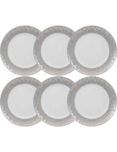 PORCEL SET 12 PIATTI DESSERT Ø 17 CM - STRAVAGANZA