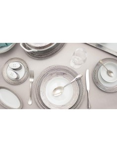 PORCEL SERVIZIO PIATTI 62 PEZZI - ANTAR ARGENTATUS