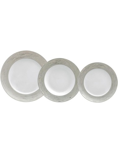 PORCEL SERVIZIO PIATTI 62 PEZZI - ANTAR ARGENTATUS