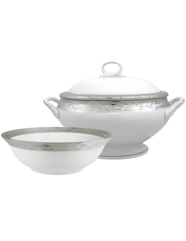 PORCEL SERVIZIO PIATTI 62 PEZZI - ANTAR ARGENTATUS