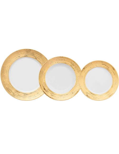 PORCEL SERVIZIO DI PIATTI 61 PEZZI - AURATOS OB