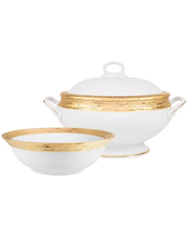 PORCEL SERVIZIO DI PIATTI 61 PEZZI - AURATOS OB