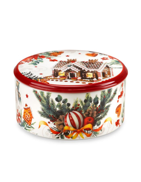 FADE SCATOLA CON COPERCHIO 21X10 CM - GINGERBREAD